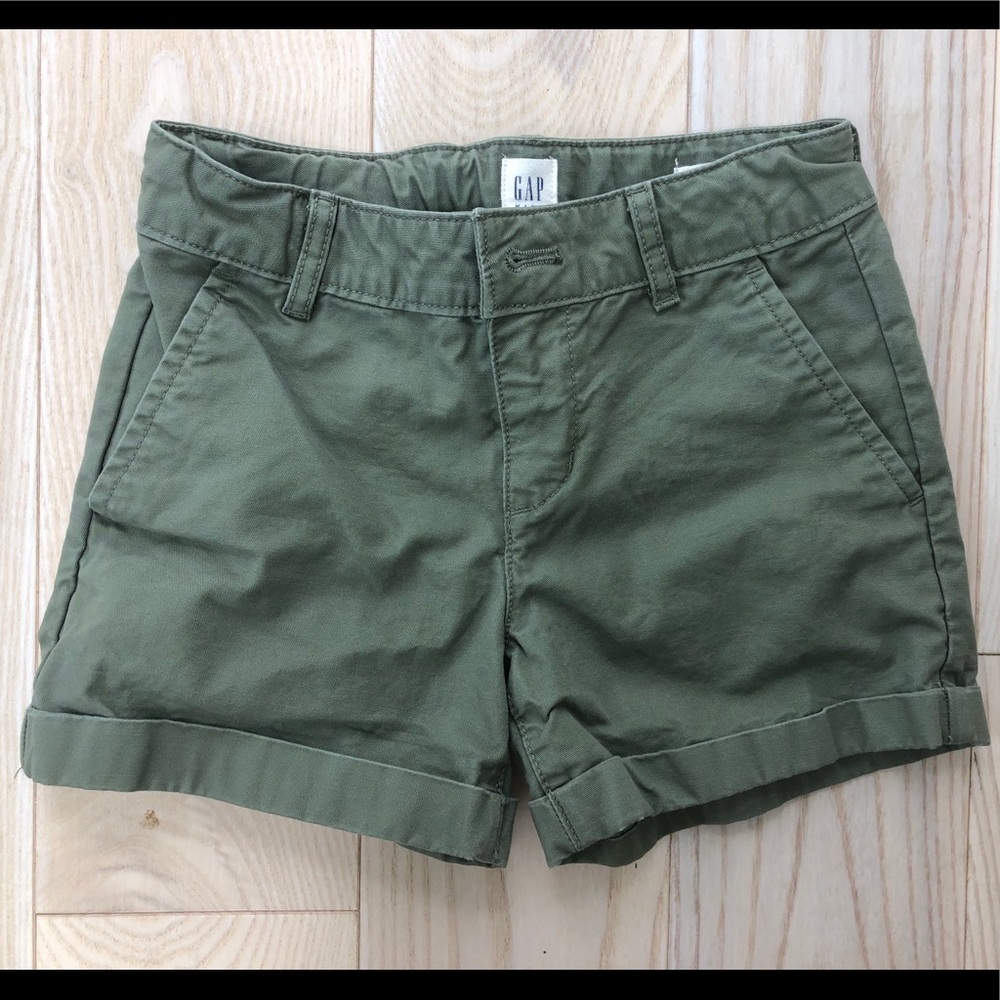 Army green khaki shorts